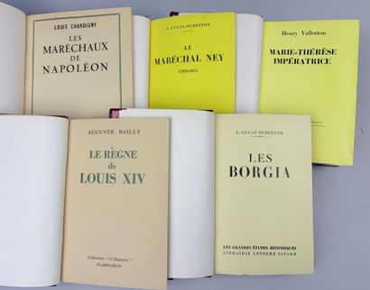 [Histoire] [Biographies] Réunion de 5 volumes...