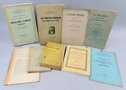 [Viticulture] [Vigne] Réunion de 9 volumes...
