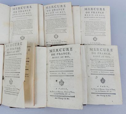 MERCURE DE FRANCE dédié au Roi par une société...