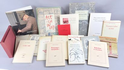 ALECHINSKY (Pierre) 19 volumes in-12, in-8...