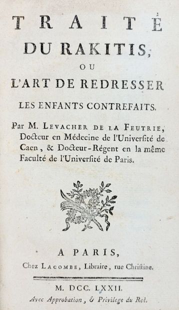 [Médecine] [Pédiatrie] LEVACHER DE LA FEUTRIE...