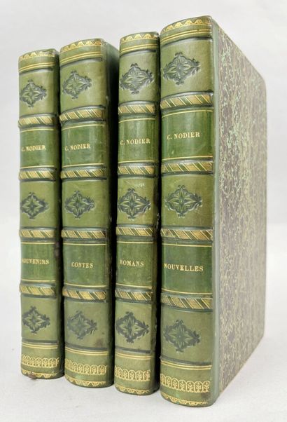 NODIER (Charles). Réunion de 4 volumes in-12...