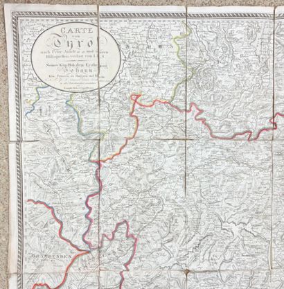 ANICH (Peter) Carte von Tyrol (...). Vienne,...