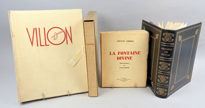 Réunion de 4 illustrés modernes:

1/ LA FONTAINE...