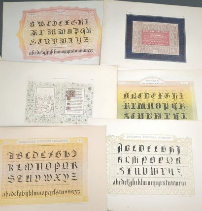 [Typographie] [Calligraphie] MIDOLLE (Jean)....