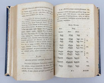 [Judaïca] JAHN (Johanne). Grammatica linguae...