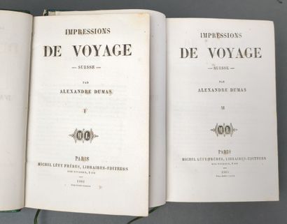 DUMAS (Alexandre). Impressions de voyage:...