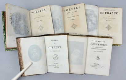 TASTU (Amable). Poésies. Paris, Didier, 1838....