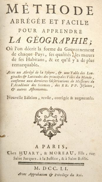 [LE FRANCOIS]. Méthode abrégée et facile...