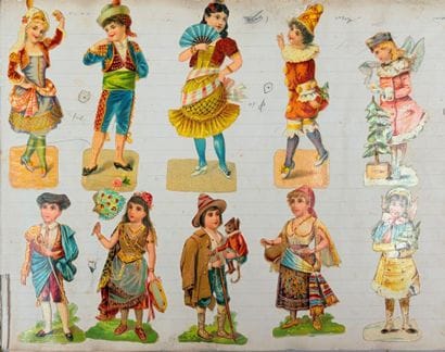 Album de chromolithographies publicitaires...
