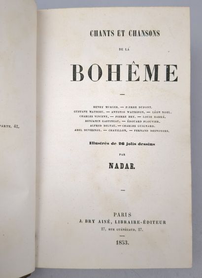 [Collectif] Chants et chansons de la Bohême....