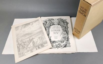SAINT-SIMON (Louis de Rouvroy, duc de). Louis...