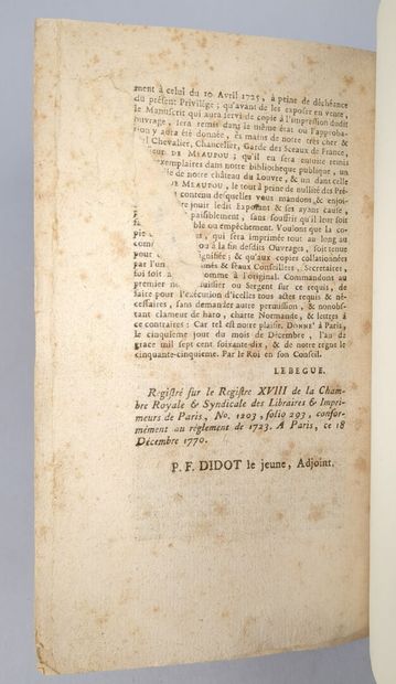 LAUGIER (Marc Antoine). Manière de bien juger...