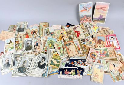 Important ensemble de chromolithographies...