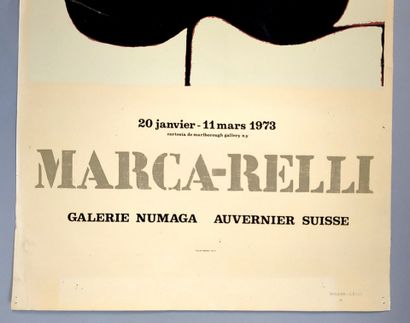 Conrad MARCA-RELLI (1913-2000). Affiche lithographiée...