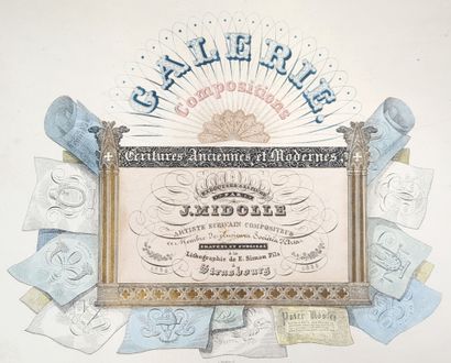 [Typographie] [Calligraphie] MIDOLLE (Jean)....