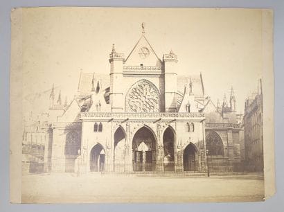 Gustave LE GRAY (1820-1884). Saint-Germain-l'Auxerrois,...