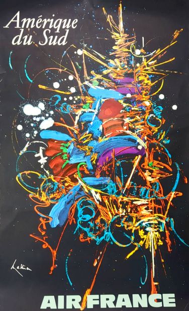 Georges MATHIEU (1921-2012) Air France -...