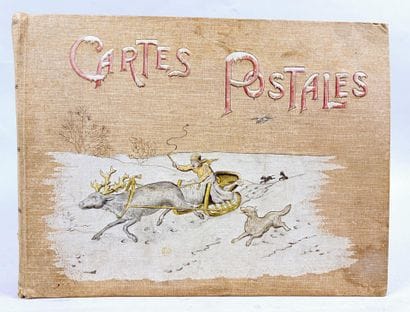 Album d'environ 390 cartes postales anciennes:...