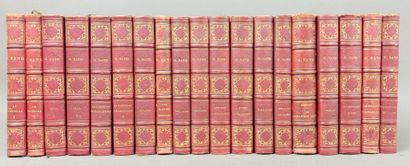 SAND (George). Oeuvres diverses. 19 volumes...