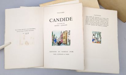 VOLTAIRE. Candide. Paris, Éditions du Rameau...