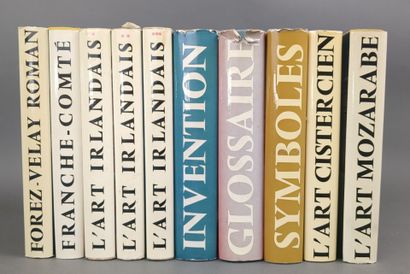 Editions Zodiaque. Un ensemble de 10 volumes...