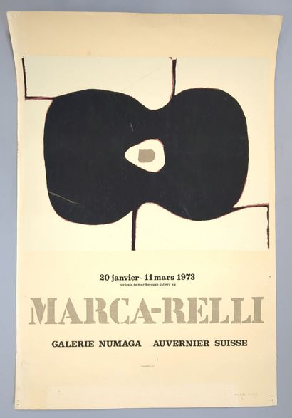 Conrad MARCA-RELLI (1913-2000). Affiche lithographiée...