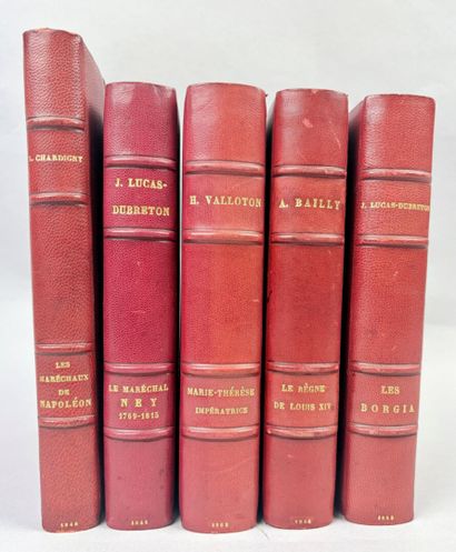 [Histoire] [Biographies] Réunion de 5 volumes...