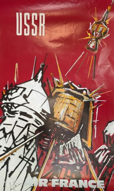 Georges MATHIEU (1921-2012) Air France -...