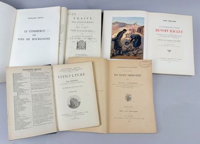 [Agriculture] [Vigne] Réunion de 5 volumes...