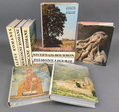 Editions Zodiaque. Un ensemble de 10 volumes...