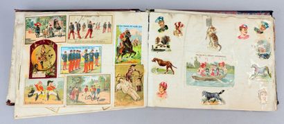 Album de chromolithographies publicitaires...