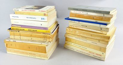 BUTOR (Michel). 28 volumes in-12 ou in-8...
