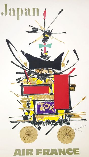 Georges MATHIEU (1921-2012) Air France -...