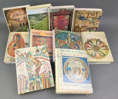 Editions Zodiaque. Un ensemble de 10 volumes...
