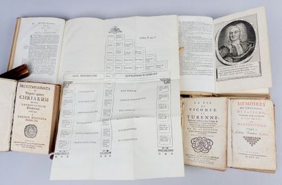 Réunion de 4 textes en 5 volumes in-12 ou...