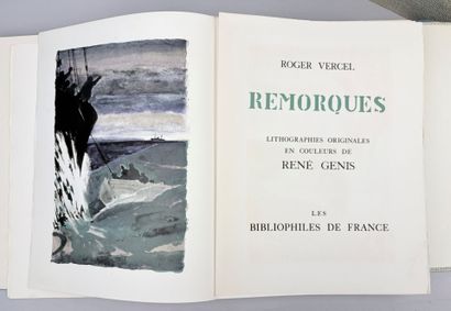 VERCEL (Roger). Remorques. Lithographies...