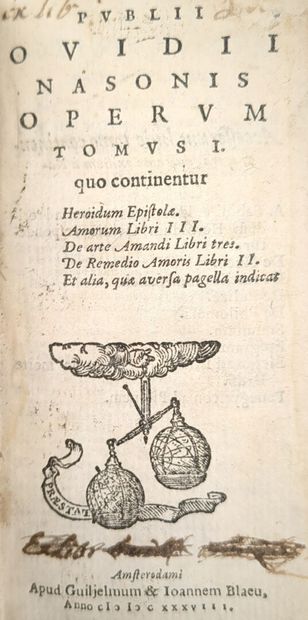 OVIDE. Publii Ovidii Nasonis Opera, ex recensione...