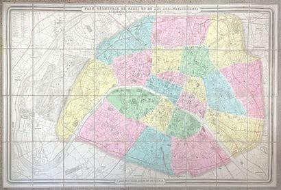 [POTIQUET (Alfred)]. Plan géometral de la...