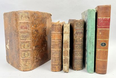 [Mathématiques] Réunion de 6 volumes in-12...