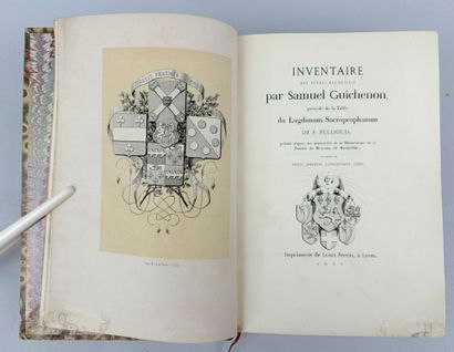 ALLUT (P). Inventaire des Titres recueillis...
