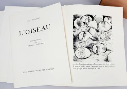 MICHELET (Jules). L'Oiseau. Paris, Bibliophiles...