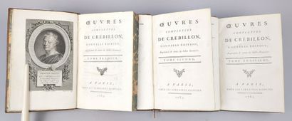CRÉBILLON (Prosper Jolyot de). OEuvres complettes....
