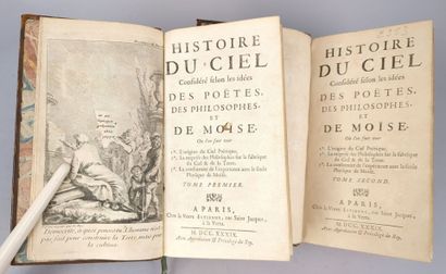 [PLUCHE, Noël Antoine]. Histoire du ciel,...