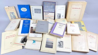 BUTOR (Michel). 28 volumes in-12 ou in-8...