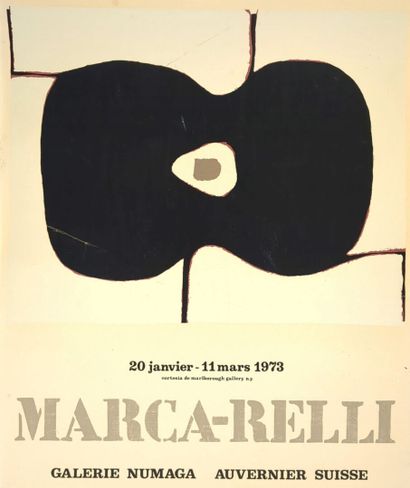 Conrad MARCA-RELLI (1913-2000). Affiche lithographiée...