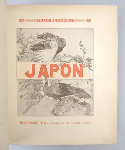 RÉGAMEY (Félix). Japon. Paris, Paul Paclot...