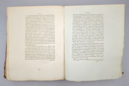 [Italie] DE PRONY. Description hydrographique...