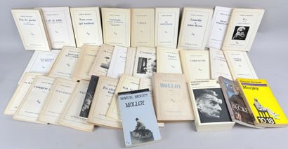 BECKETT (Samuel). 31 volumes brochés édités...