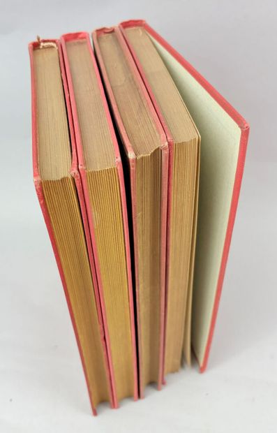 VERNE (Jules). Réunion de 4 volumes in-8...